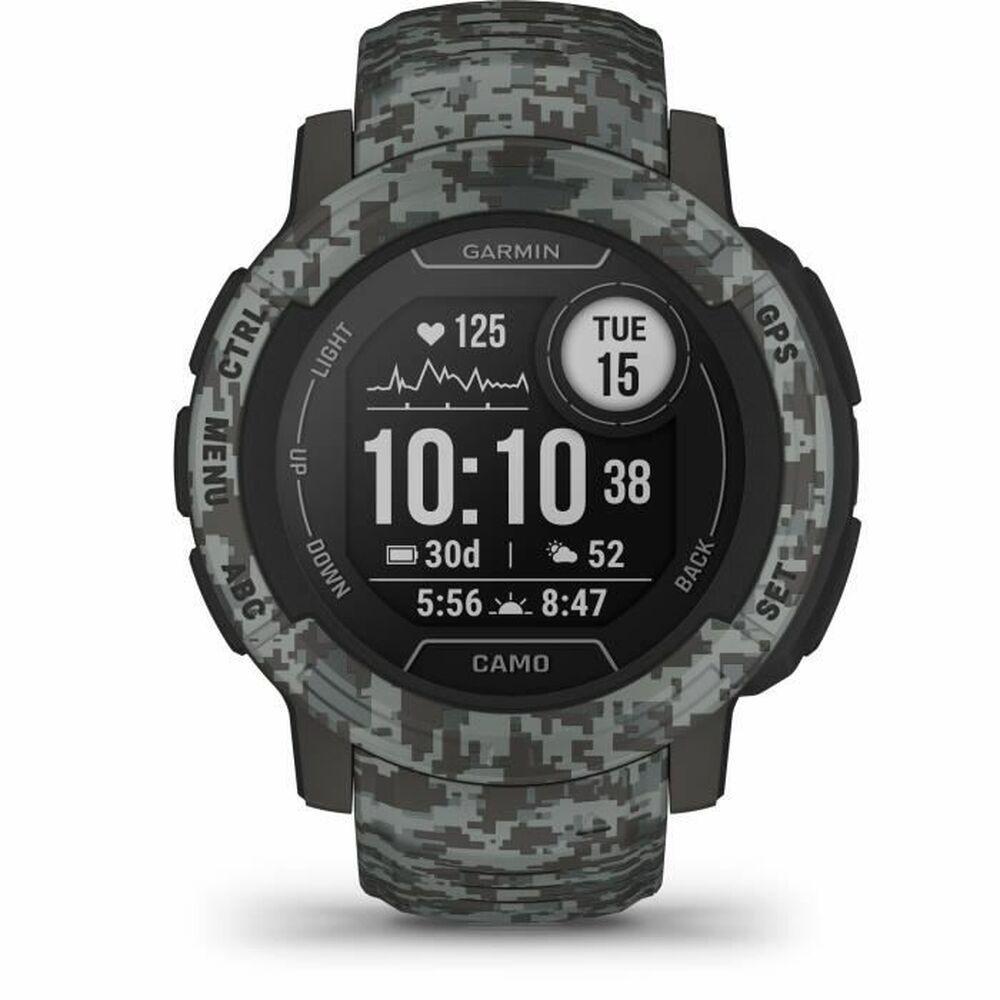 Garmin Instinct 2 Camo Smartwatch - Mørkegrå Aktivitetsur
