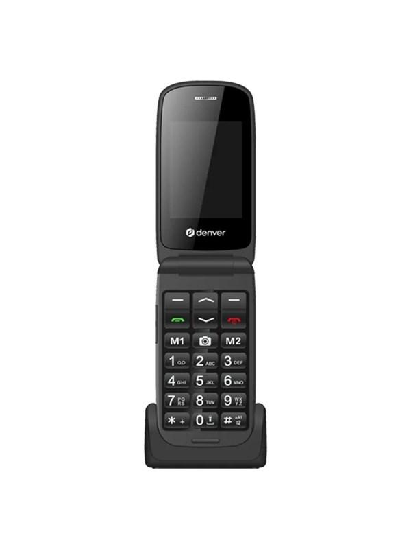 Denver Bas 24600L - 4G Senior Flip-Telefon med SOS-funktion