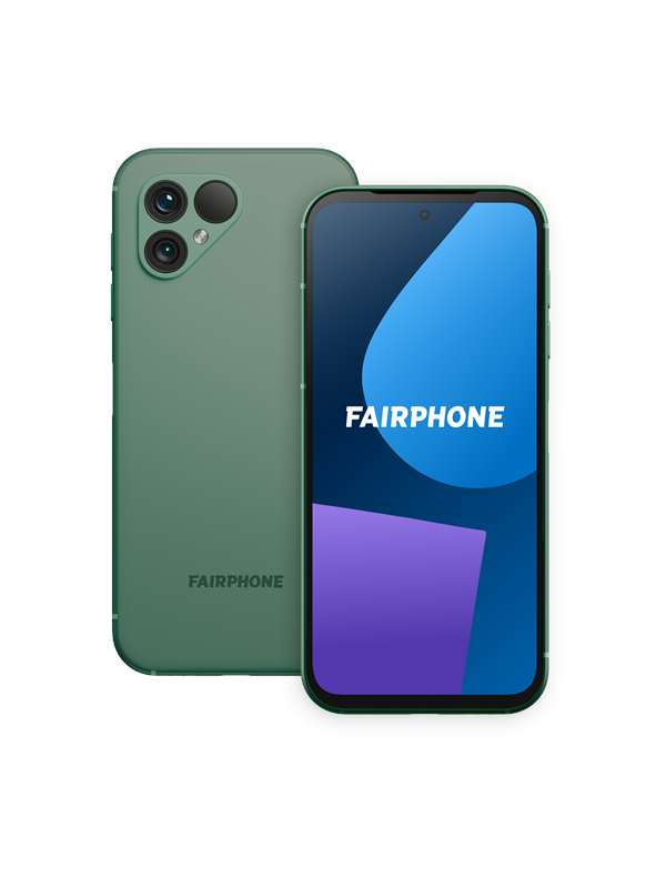 Fairphone 5 128GB 6GB - Mosgrøn Mobil med 5G og Dual Kamera
