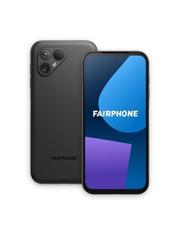 Fairphone 5 - 128GB, 6GB RAM, Matte Black, 5G Mobiltelefon