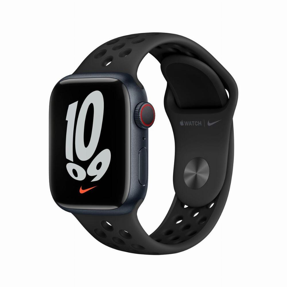 Apple Watch Nike Series 7 Smartwatch - Sort 41 mm Tilbud