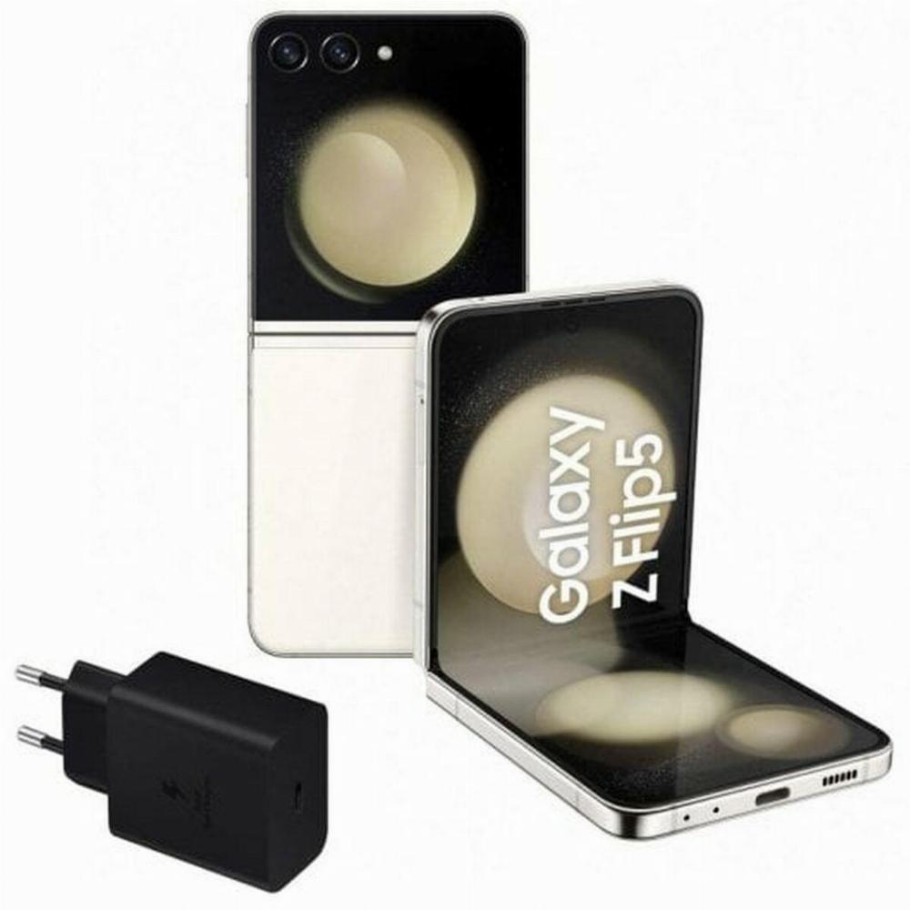 Samsung Galaxy Z Flip5 Smartphone - Flødefarvet 512 GB