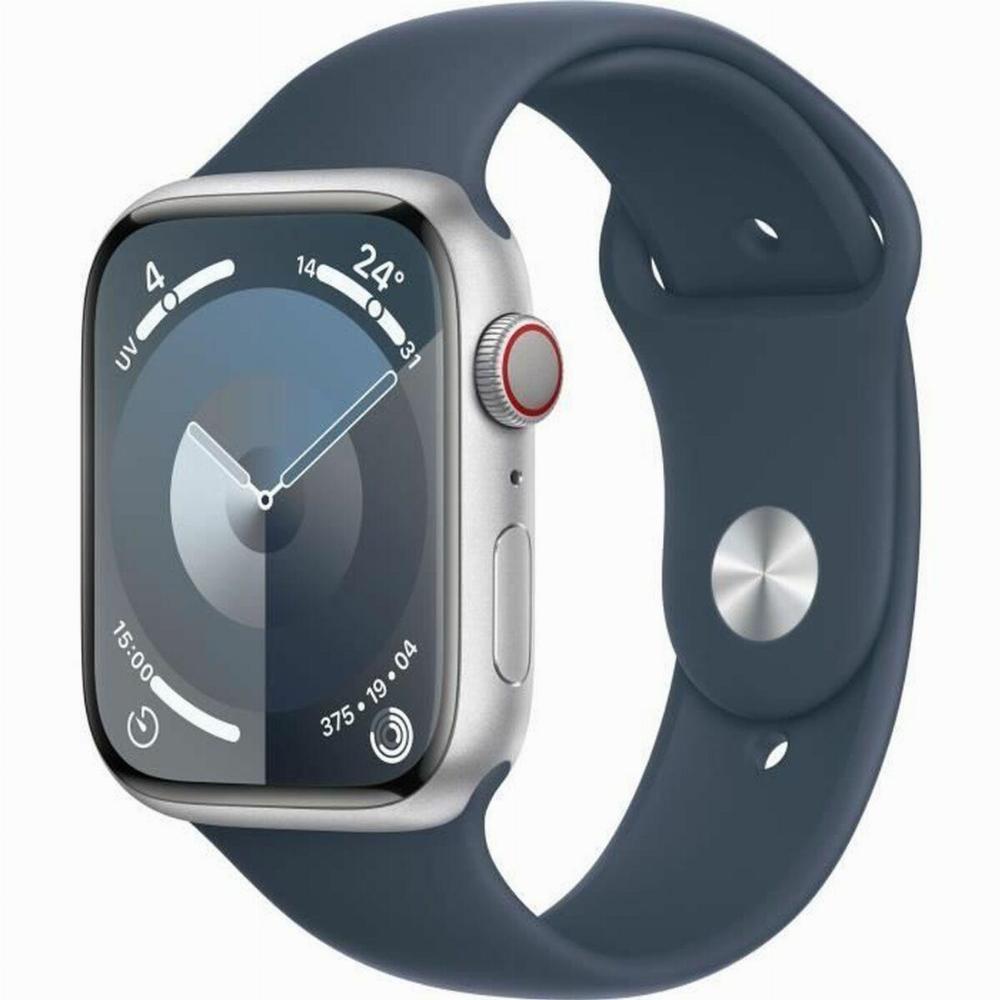 Apple Smartwatch Series 9 - Blå/Sølv, Fantastisk Tilbud!