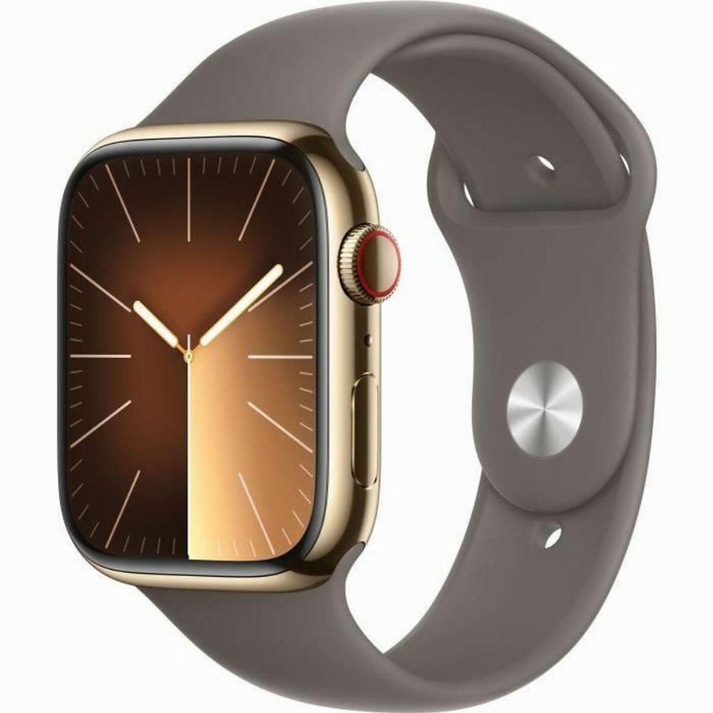 Apple Smartwatch Series 9 - Brun og Gylden 45 mm tilbud!