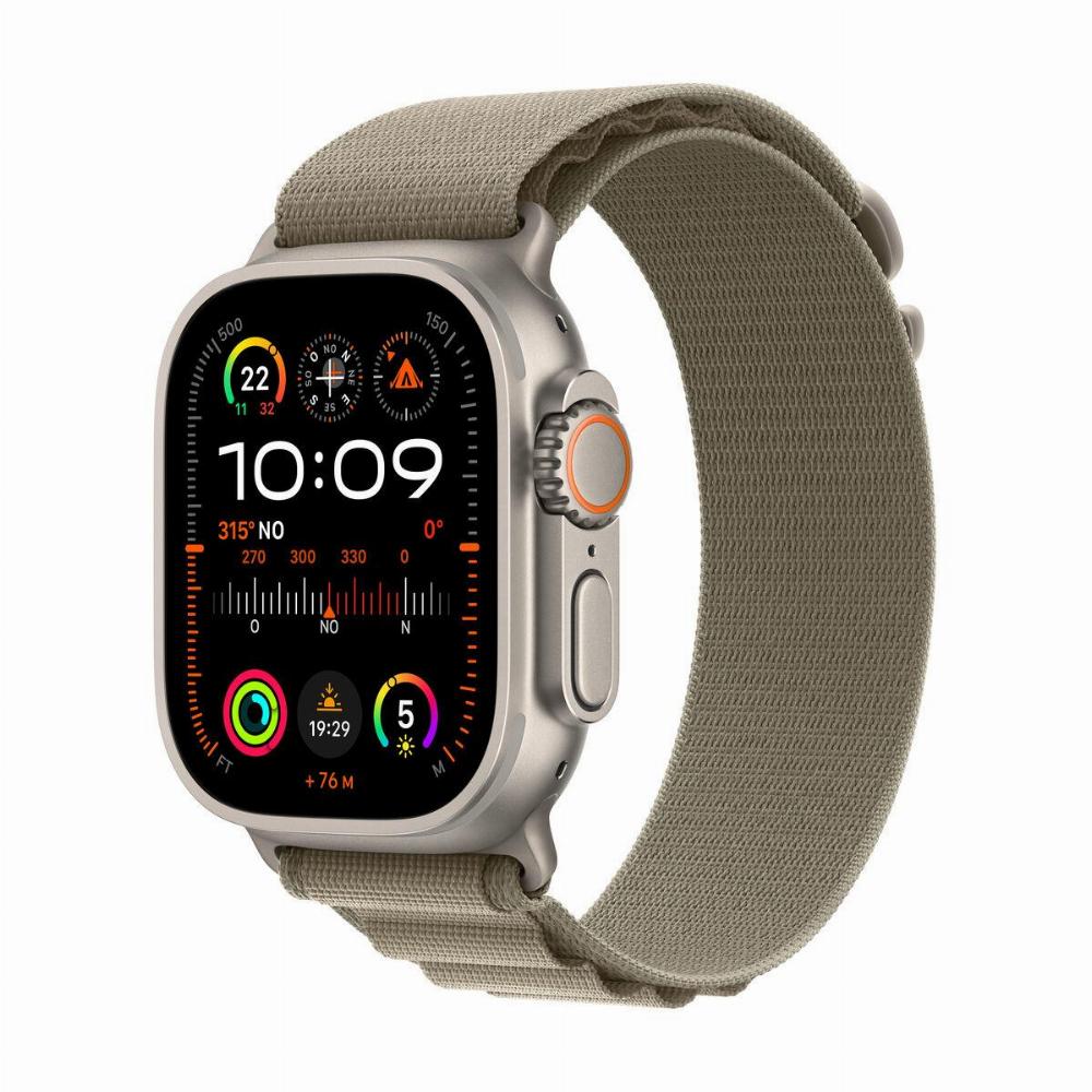 Apple Watch Ultra 2 - Grøn Gylden Oliven Smartwatch 49 mm