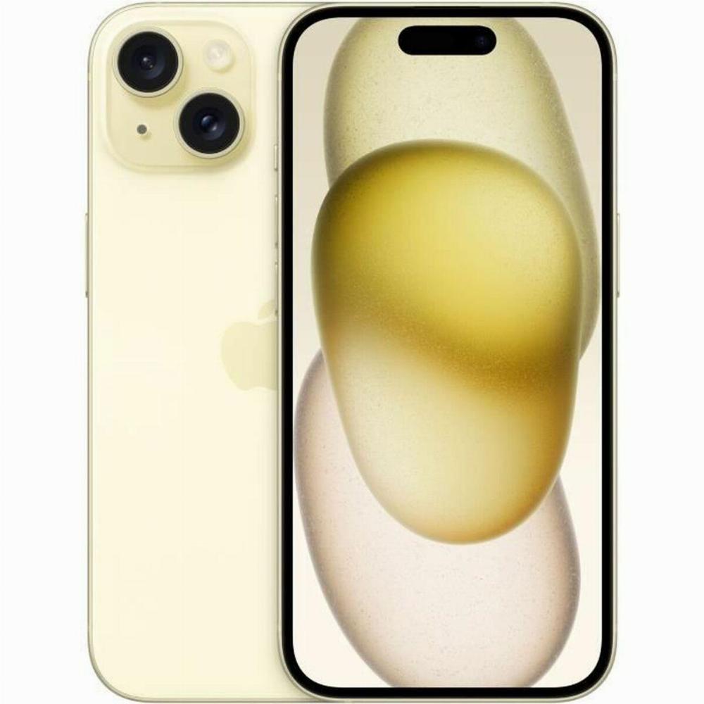 Apple iPhone 15 128 GB Smartphone - Gul og Blå Tilbud!