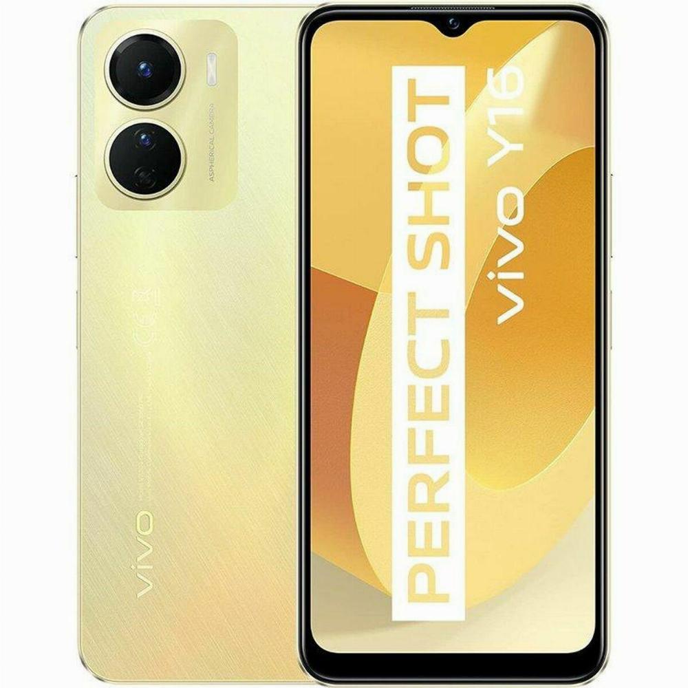 Vivo Y16 Smartphone 6,35" Gylden - Fantastisk tilbud!
