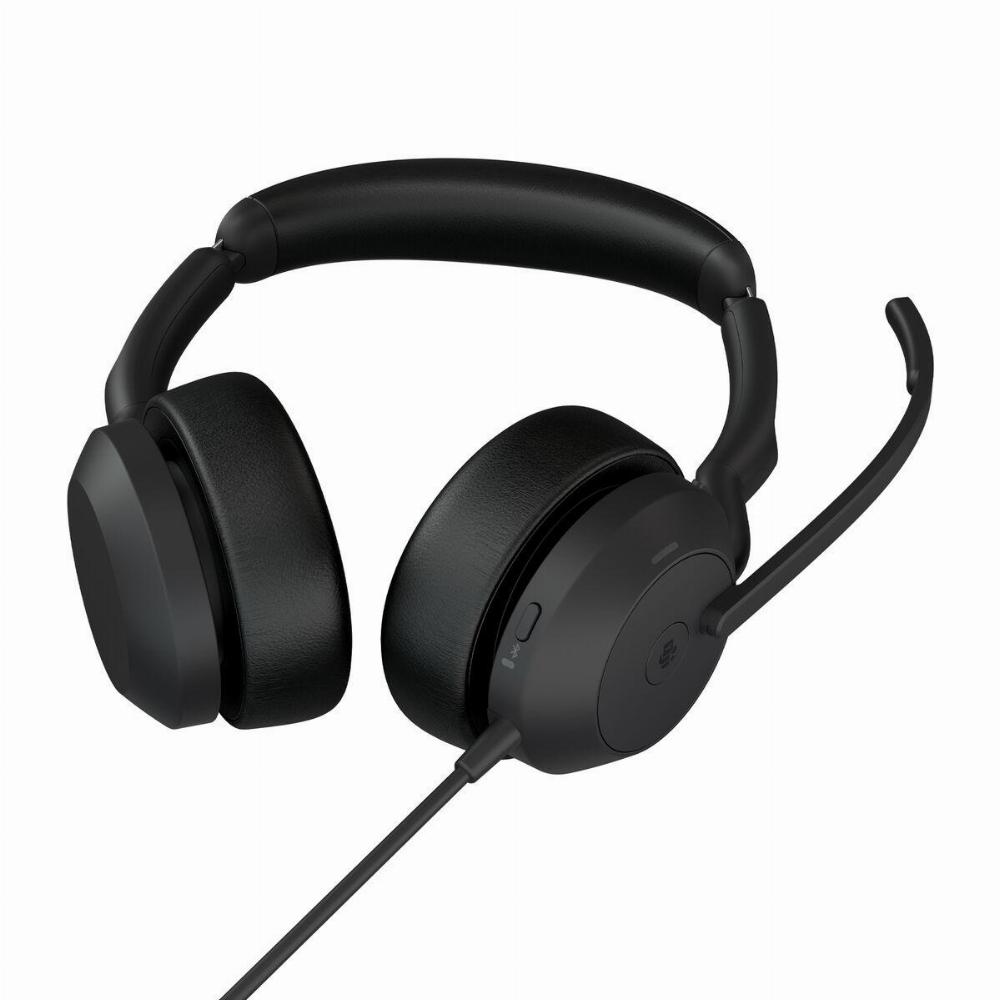 Jabra Evolve2 50 Hovedtelefoner med Mikrofon - Sort tilbud