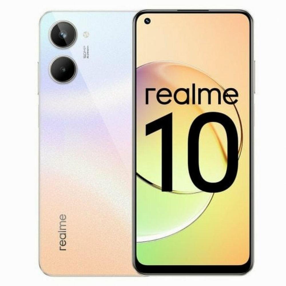 Smartphone Realme 10 - Hvid, Multifarvet, 256 GB, 8 GB RAM