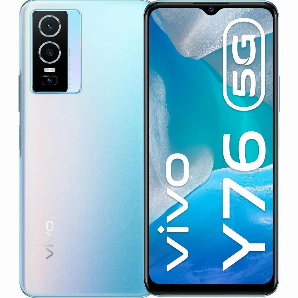 Vivo Y76 5G Smartphone i Blå - Fantastisk tilbud!