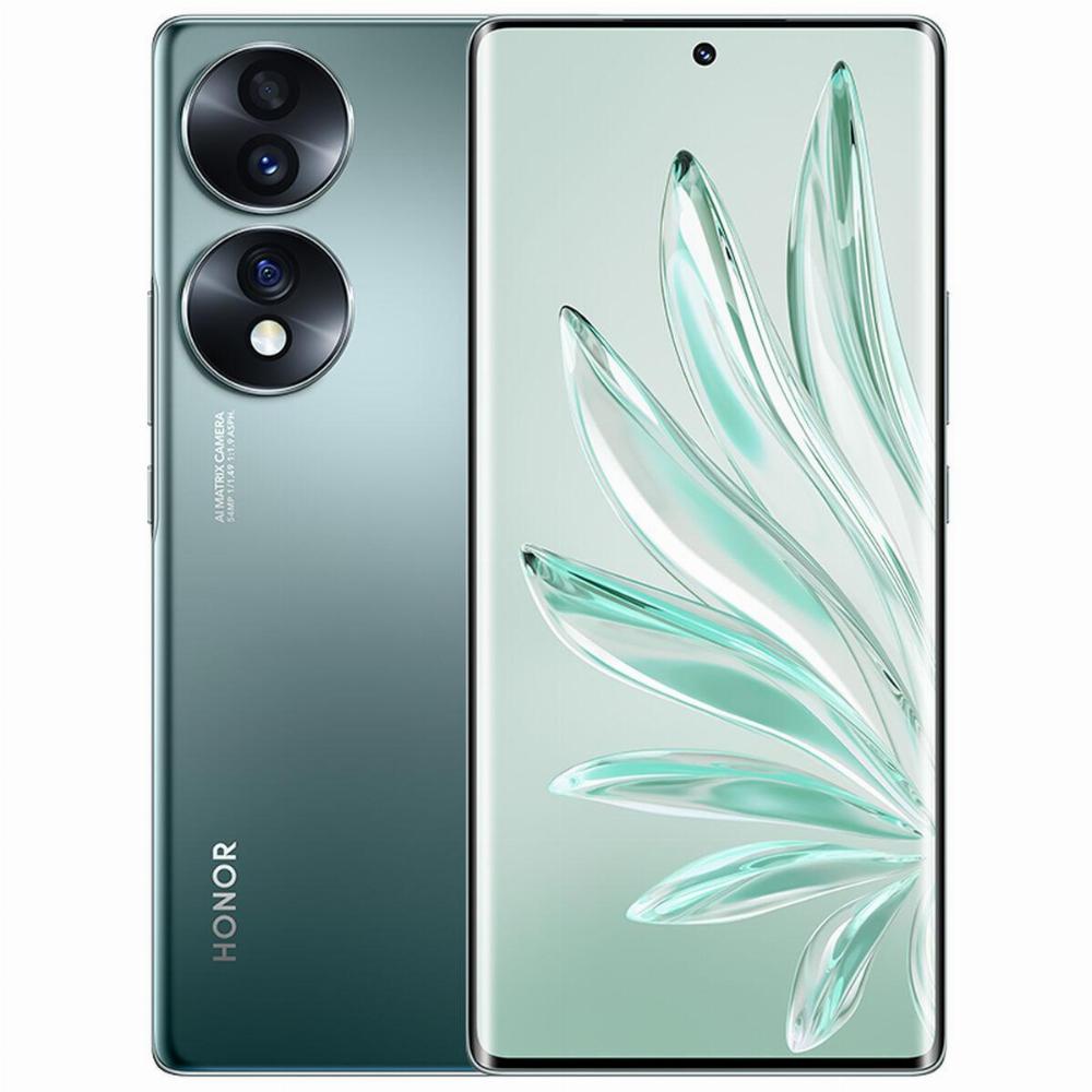 Smartphone Honor 70 Grøn - 8 GB RAM, 256 GB til salg!