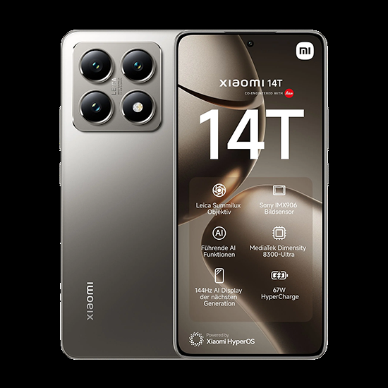 Xiaomi 14T (256GB, Grå) - Uden abonnement på tilbud!