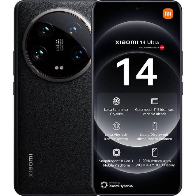 Xiaomi 14 Ultra 5G (512GB, Sort) - Uden abonnement!