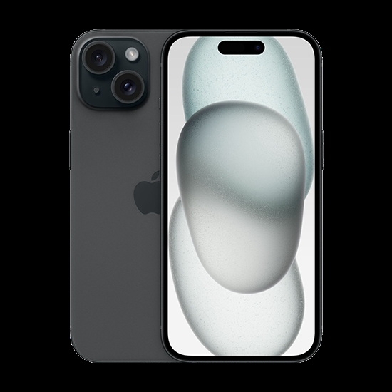 Apple iPhone 15 5G (256GB, Sort) - Uden Abonnement!
