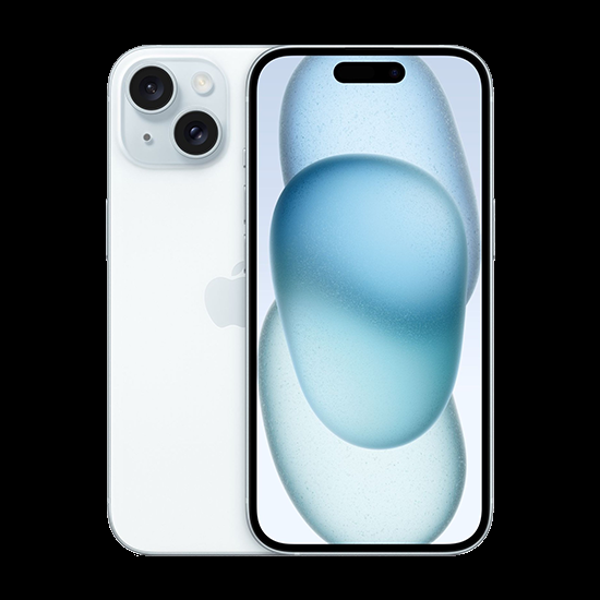 Apple iPhone 15 5G (256GB, Blå) - Uden abonnement