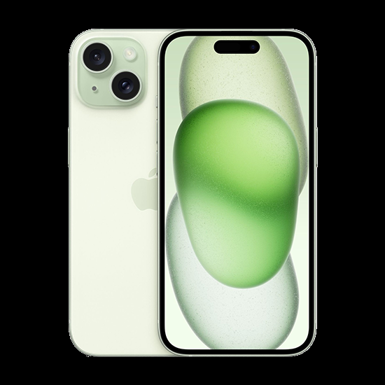 Apple iPhone 15 5G (256GB, Grøn) - Uden abonnement