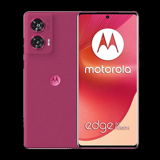 Motorola Edge 50 Fusion 5G (256GB) i Hot Pink - Uden Abonnement