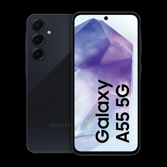Samsung Galaxy A55 5G (128GB, Navy) - Uden abonnement