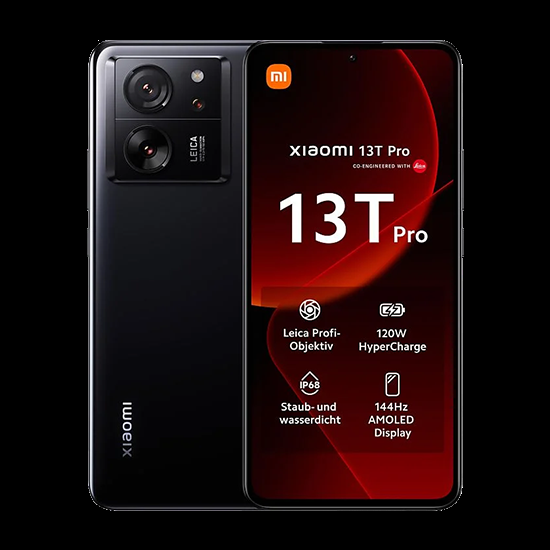 Xiaomi 13t Pro 5G (512GB, Sort) - Uden abonnement!