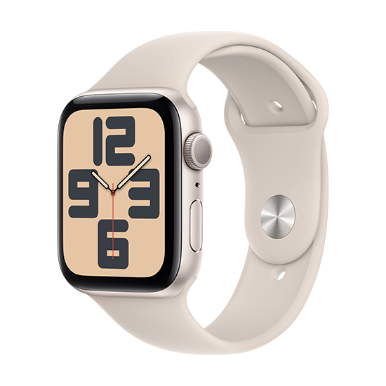 Apple Watch SE2 (2023) 44mm Aluminium med Sportbånd M/L