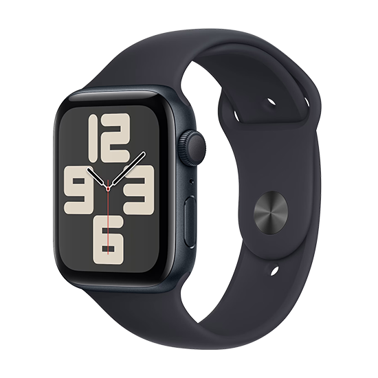 Apple Watch SE2 (2023) 44mm Aluminium med Sport Band S/M