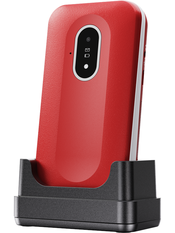 Doro Leva L21 4G Klaptelefon - Rød med HD Voice