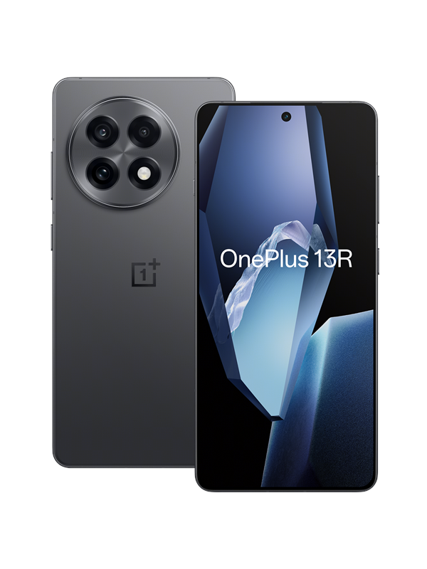 OnePlus 13R 256GB Nebula Noir - Mobil med 5G og Triple Kamera