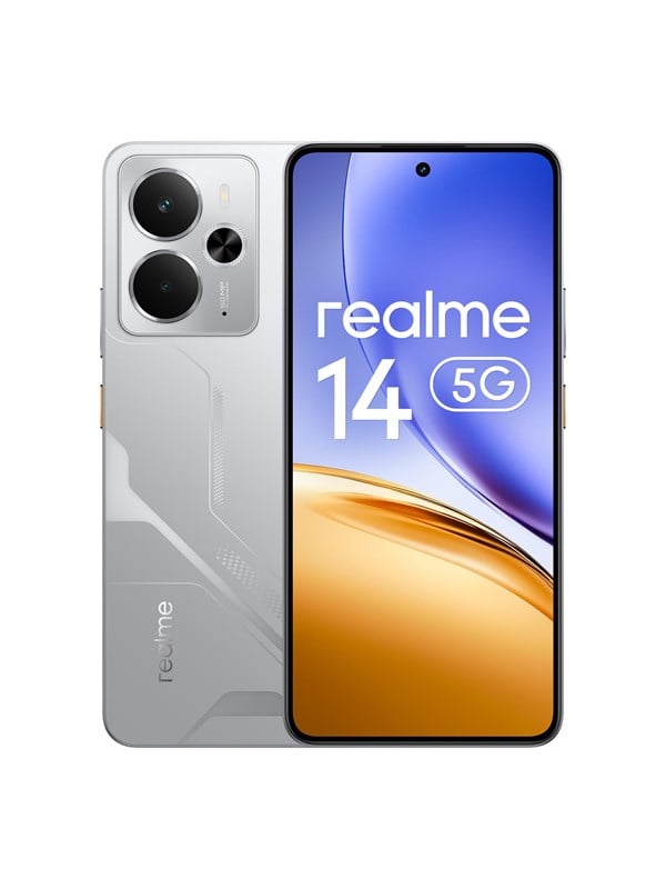 Realme 14 5G Mecha Silver - 256GB, 8GB RAM, FHD+ Display