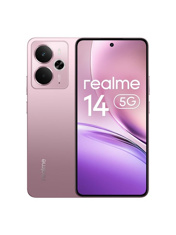 Realme 14 5G 256GB Warrior Pink - Fantastisk Mobiltilbud!