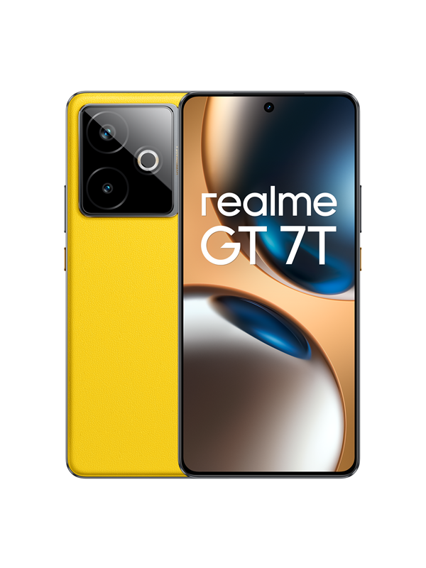 Realme GT 7T 512GB 12GB Racing Yellow - Mobil med 5G