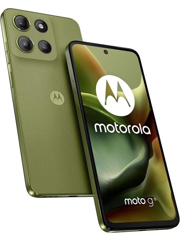 Moto G15 128GB 8GB Smartphone i Iguana Grøn