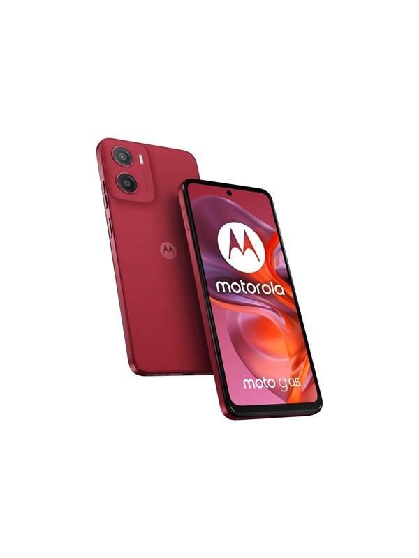 Motorola Moto G05 128GB 4GB Smartphone - Blommerød