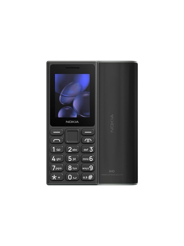 Nokia 105 (2024) - Funktionstelefon med dual-SIM, sort
