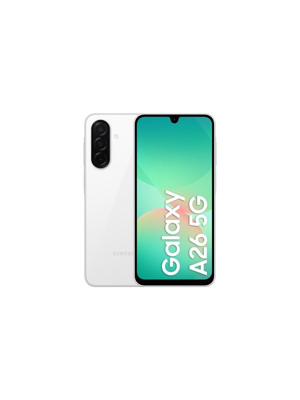 Samsung Galaxy A26 5G 128GB - Hvid Mobiltelefon på tilbud!