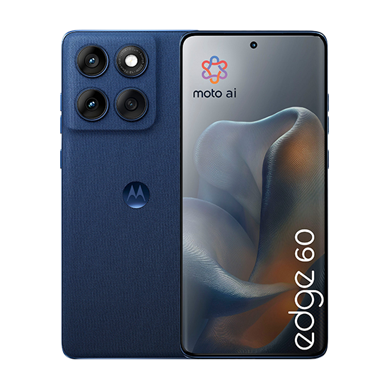 Motorola Moto Edge 60 5G (256GB, Blå) - Uden abonnement