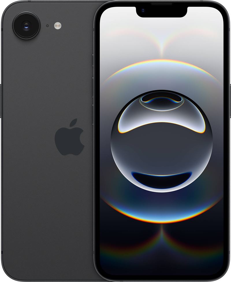 Apple iPhone 16e 5G (128GB, Sort) - Uden abonnement