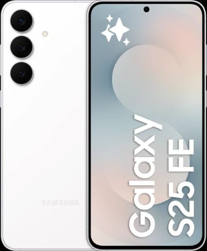 Galaxy S25 FE 5G (256GB, Hvid) - Uden abonnement!