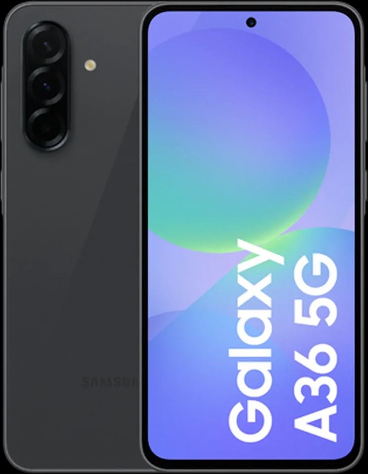 Samsung Galaxy A36 5G (128GB, Sort) - Uden Abonnement