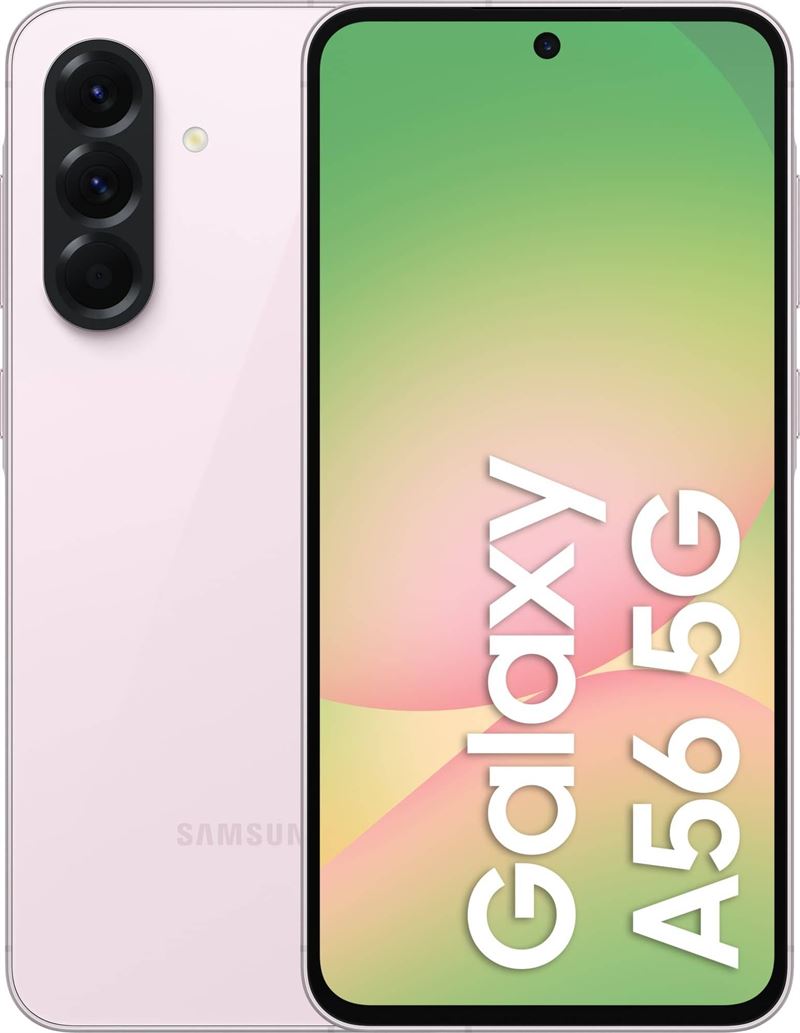 Samsung Galaxy A56 5G (256GB) i Pink - Uden Abonnement
