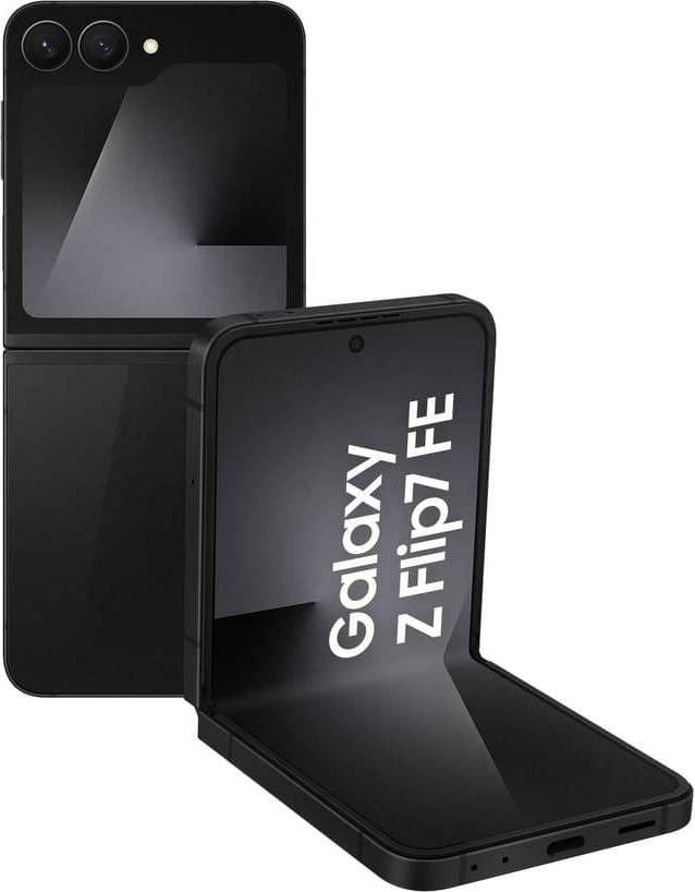 Samsung Galaxy Z Flip7 FE 5G (256GB, Sort) - Uden abonnement