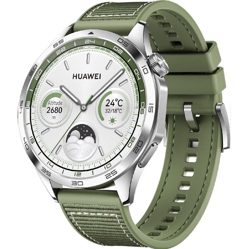 Huawei Watch GT4 46mm (Phoinix B19W), Grøn - Fantastisk tilbud!