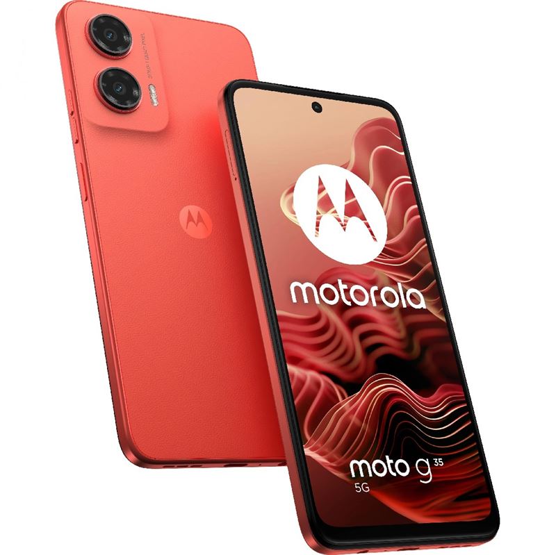 Motorola Moto G35 5G - 128GB Guava Red på tilbud!
